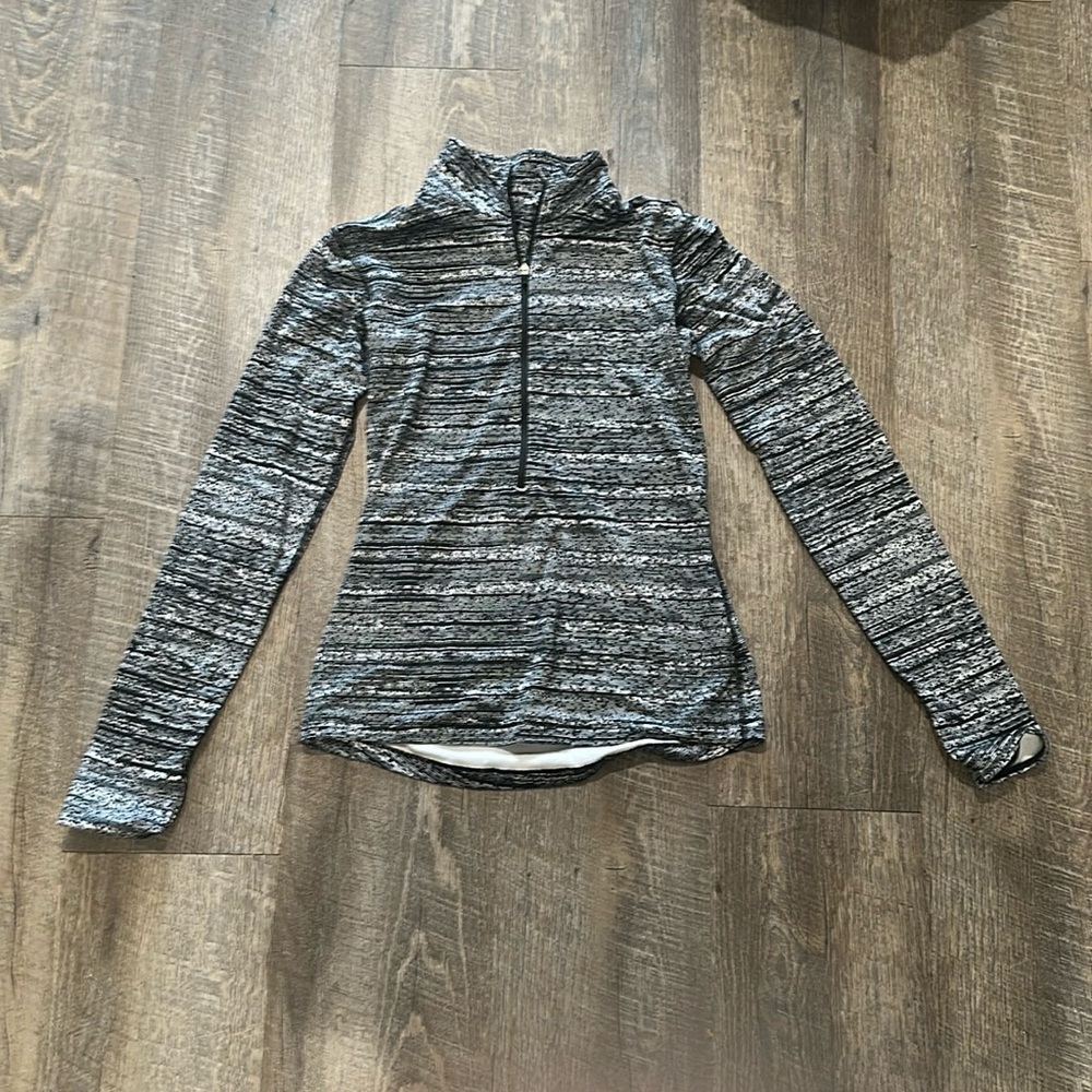 Nike Black and Gray Athletic Hoodie